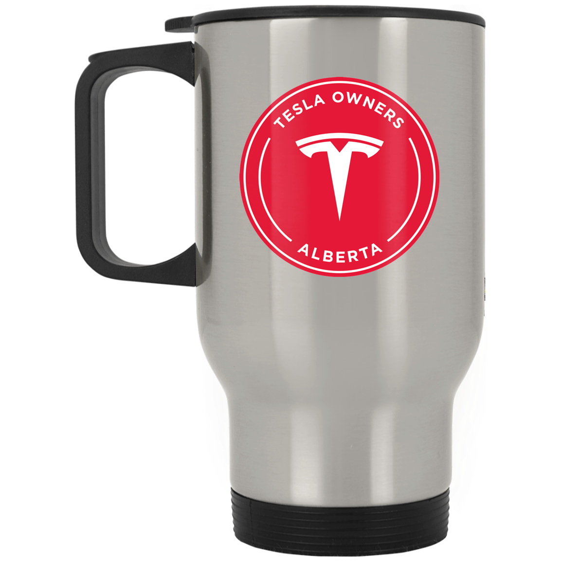 Tesla Owners Club of Alberta XP8400S Silver Stainless Travel Mug