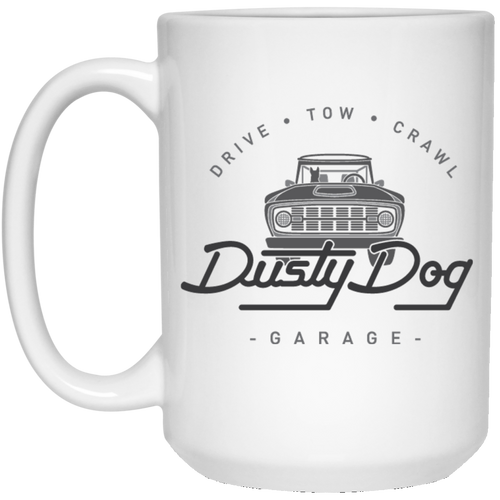 Dusty Dog 21504 15 oz. White Mug