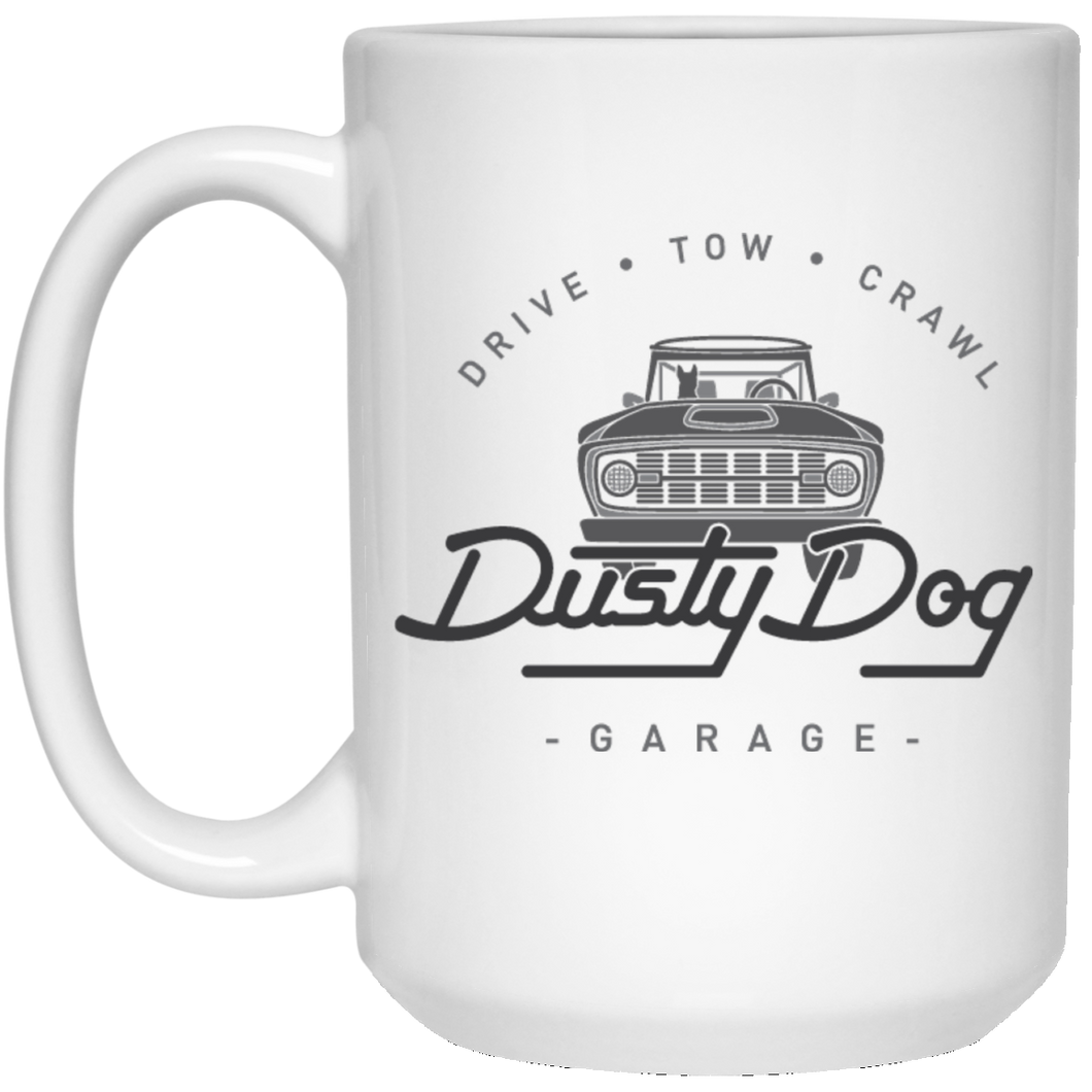 Dusty Dog 21504 15 oz. White Mug