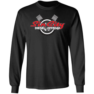 Sin City 2-sided print G240 Gildan LS Ultra Cotton T-Shirt