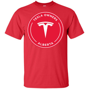 Tesla Owners Club of Alberta G200B Gildan Youth Ultra Cotton T-Shirt