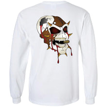 Load image into Gallery viewer, Dark Side Racing 2-sided print w/ skull on back G240 Gildan LS Ultra Cotton T-Shirt