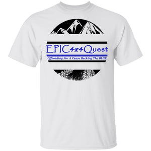 Circle EPIC Mountain Black and Blue G500 5.3 oz. T-Shirt