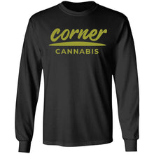 Load image into Gallery viewer, Corner Cannabis G240 Gildan LS Ultra Cotton T-Shirt