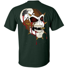 Load image into Gallery viewer, Dark Side Racing 2-sided print w/ skull on back G200 Gildan Ultra Cotton T-Shirt