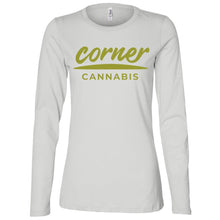 Load image into Gallery viewer, Corner Cannabis B6450 Ladies&#39; Jersey LS Missy Fit
