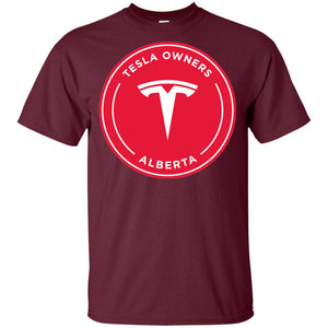Tesla Owners Club of Alberta G200B Gildan Youth Ultra Cotton T-Shirt