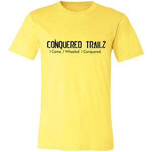 Conquered Trails CameWheeledConquered 3001C Bella + Canvas Unisex Jersey Short-Sleeve T-Shirt