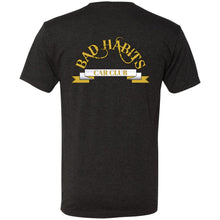Load image into Gallery viewer, Bad Habits Car Club 2-sided print NL6010 Men&#39;s Triblend Premium T-Shirt