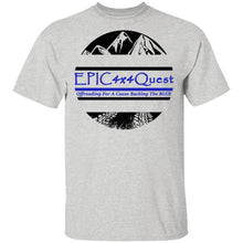 Load image into Gallery viewer, Circle EPIC Mountain Black and Blue G500 5.3 oz. T-Shirt