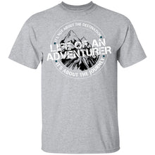 Load image into Gallery viewer, Life of an Adventurer G500B Gildan Youth 5.3 oz 100% Cotton T-Shirt