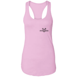 WRECKDIT Garage 2-sided print NL1533 Next Level Ladies Ideal Racerback Tank