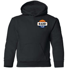 Load image into Gallery viewer, 8450 Fabrication 2-sided print G185B Gildan Youth Pullover Hoodie