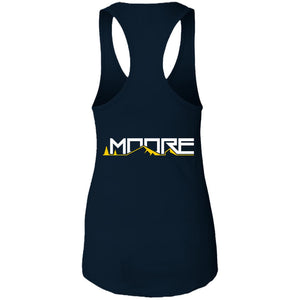 MOORE 2-sided print NL1533 Next Level Ladies Ideal Racerback Tank