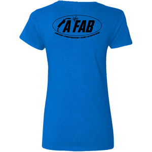 A Fab G500VL Ladies' 5.3 oz. V-Neck T-Shirt