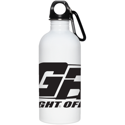 GenRight full wrap-around logo 20 oz. Stainless Steel Water Bottle