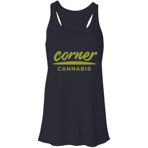Corner Cannabis B8800 Flowy Racerback Tank