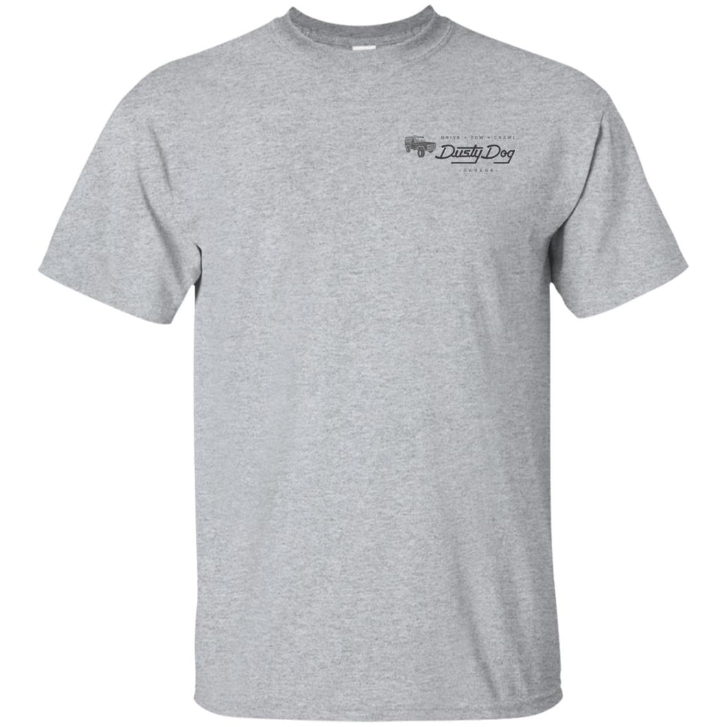 Dusty Dog gray logo 2-sided print G200B Gildan Youth Ultra Cotton T-Shirt