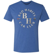 Load image into Gallery viewer, Bad Habits Car Club 2-sided print NL6010 Men&#39;s Triblend Premium T-Shirt