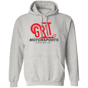 GRIT Motorsports red logo G185 Pullover Hoodie