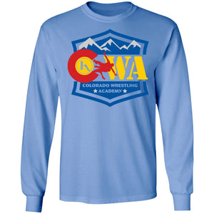 Colorado Wrestling Academy 2-sided print G240 Gildan LS Ultra Cotton T-Shirt