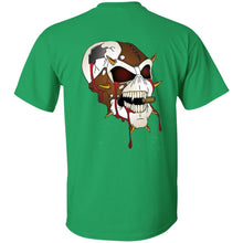 Load image into Gallery viewer, Dark Side Racing 2-sided print w/ skull on back G200B Gildan Youth Ultra Cotton T-Shirt