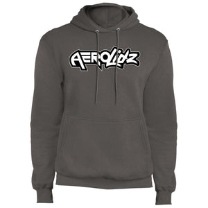 AeroLidz black & white PC78H Core Fleece Pullover Hoodie