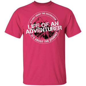 Life of an Adventurer G500B Gildan Youth 5.3 oz 100% Cotton T-Shirt