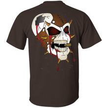 Load image into Gallery viewer, Dark Side Racing 2-sided print w/ skull on back G200 Gildan Ultra Cotton T-Shirt