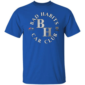 Bad Habits Car Club 2-sided print G500 5.3 oz. T-Shirt