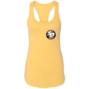 3D Offroad 2-sided print NL1533 Next Level Ladies Ideal Racerback Tank