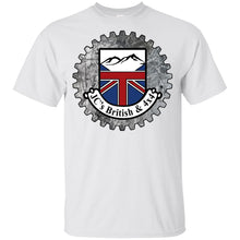 Load image into Gallery viewer, JC&#39;s British round logo G200B Gildan Youth Ultra Cotton T-Shirt