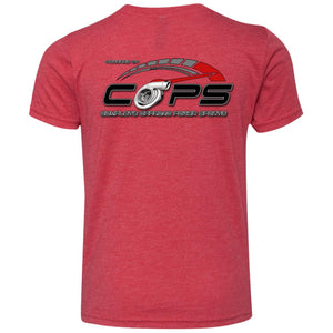 COPS Turbo 2-sided print NL6310 Youth Triblend Crew