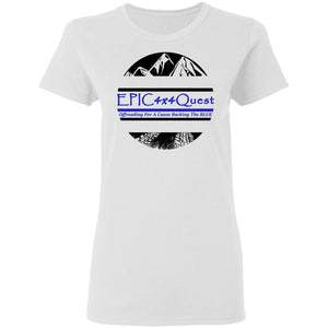 Circle EPIC Mountain Black and Blue G500L Ladies' 5.3 oz. T-Shirt