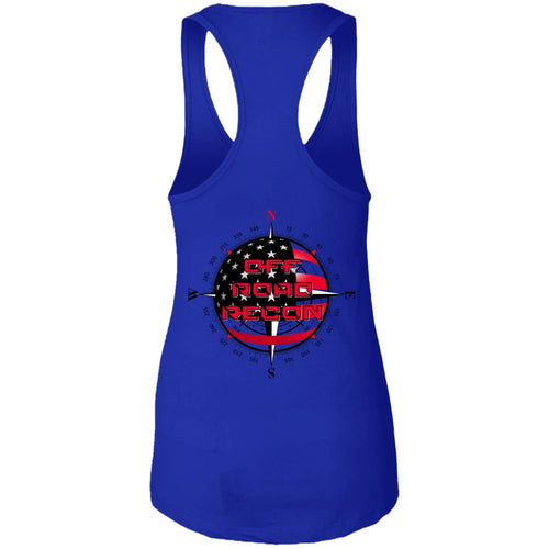 Off-Road Recon 2-sided print 2-sided print NL1533 Next Level Ladies Ideal Racerback Tank