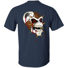 Load image into Gallery viewer, Dark Side Racing 2-sided print w/ skull on back G200B Gildan Youth Ultra Cotton T-Shirt