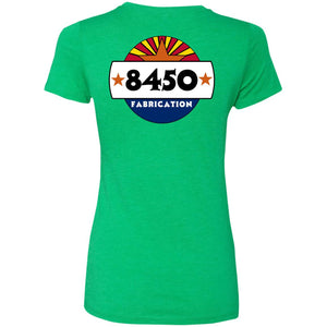 8450 Fab back logo only NL6710 Ladies' Triblend T-Shirt