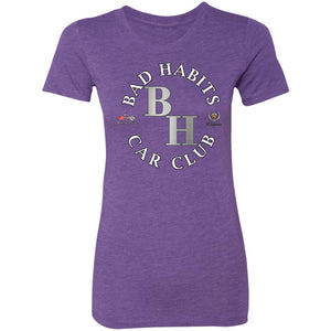 Bad Habits Car Club 2-sided print NL6710 Ladies' Triblend T-Shirt