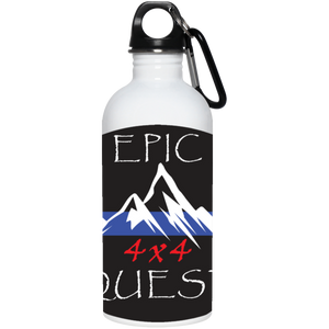 Epic 4x4 Quest full wrap around logo 23663 20 oz. Stainless Steel Water Bottle