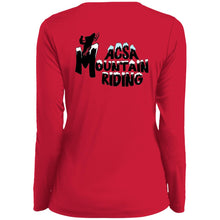 Load image into Gallery viewer, ACSA 1788 Ladies&#39; Moisture-Wicking Long Sleeve V-Neck Tee