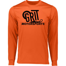 Load image into Gallery viewer, GRIT Black logo 788 Long Sleeve Moisture-Wicking Tee