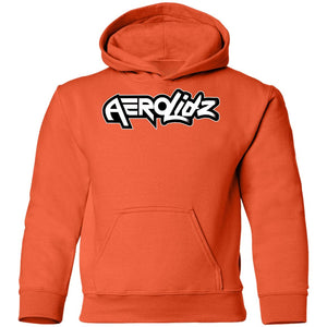 AeroLidz black & white G185B Youth Pullover Hoodie