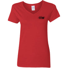 Load image into Gallery viewer, A Fab G500VL Ladies&#39; 5.3 oz. V-Neck T-Shirt