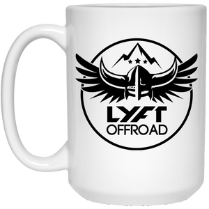 Lyft Off Road 21504 15 oz. White Mug