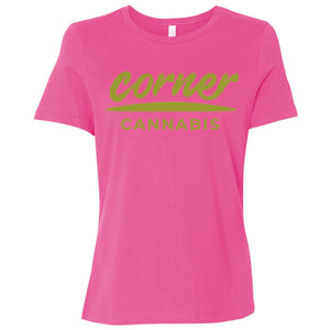Corner Cannabis B6400 Ladies' Relaxed Jersey Short-Sleeve T-Shirt