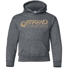 Load image into Gallery viewer, Offroad Design beige logo G185B Gildan Youth Pullover Hoodie