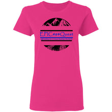 Load image into Gallery viewer, Circle EPIC Mountain Black and Blue G500L Ladies&#39; 5.3 oz. T-Shirt