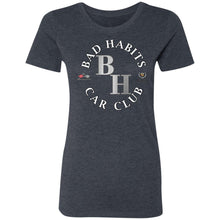 Load image into Gallery viewer, Bad Habits Car Club 2-sided print NL6710 Ladies&#39; Triblend T-Shirt