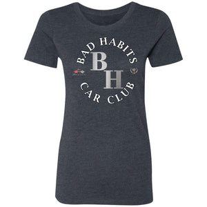 Bad Habits Car Club 2-sided print NL6710 Ladies' Triblend T-Shirt