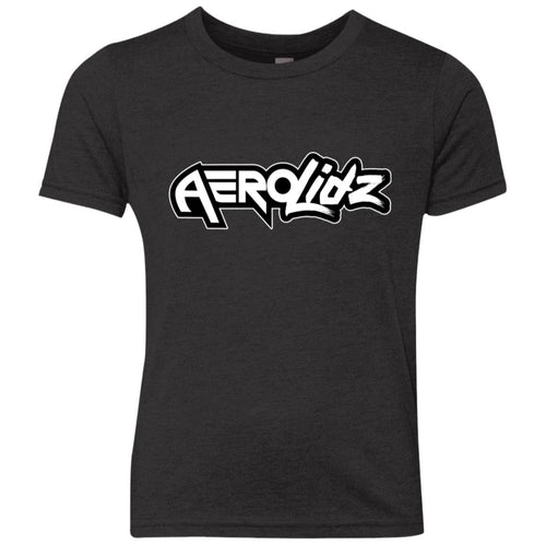 AeroLidz black & white NL6310 Youth Triblend Crew